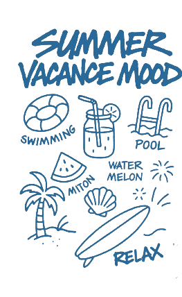 Vacation Mood Graphic Tee