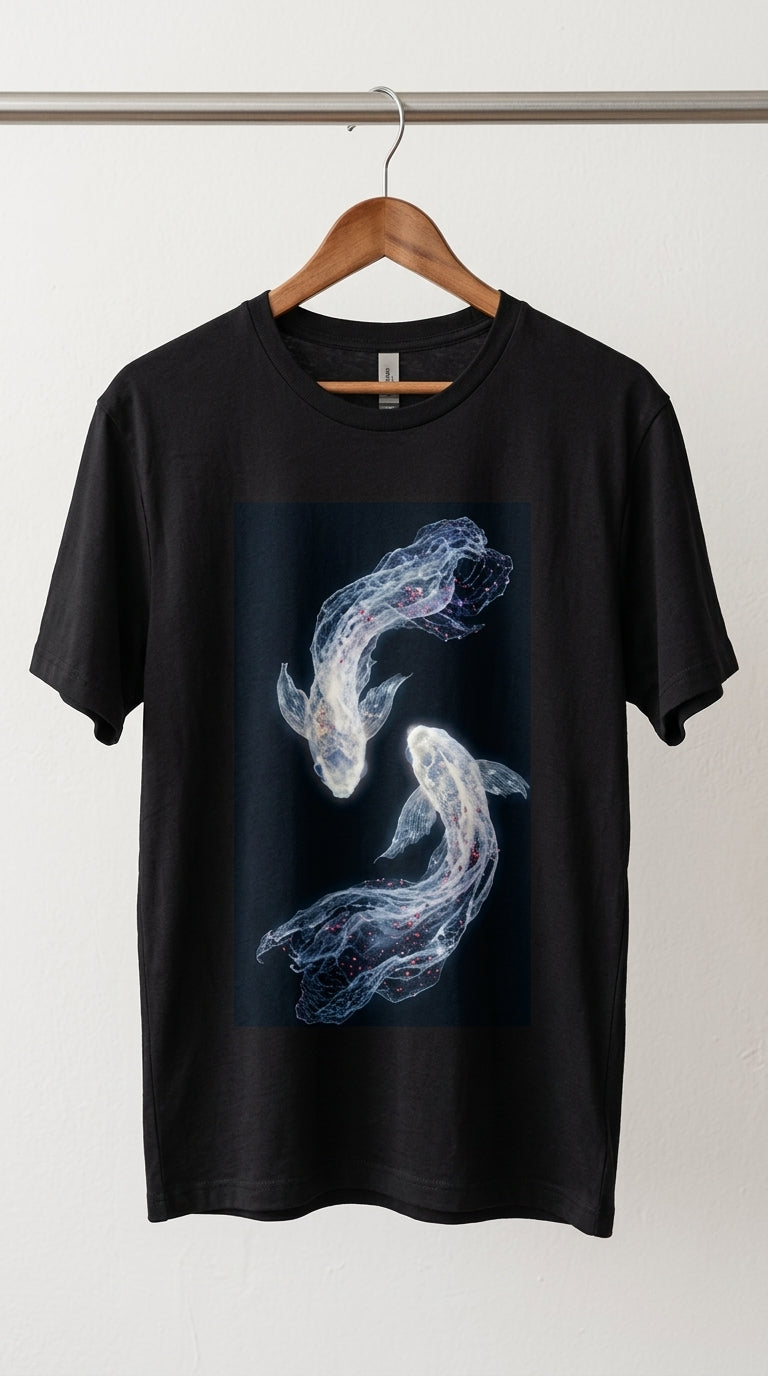 Ethereal Flow Koi Tee