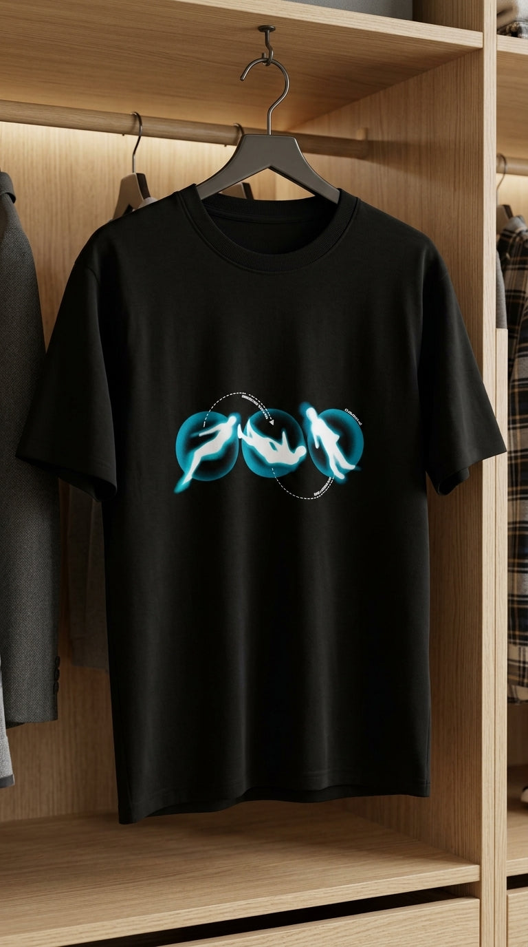 Neon Motion Flow Tee