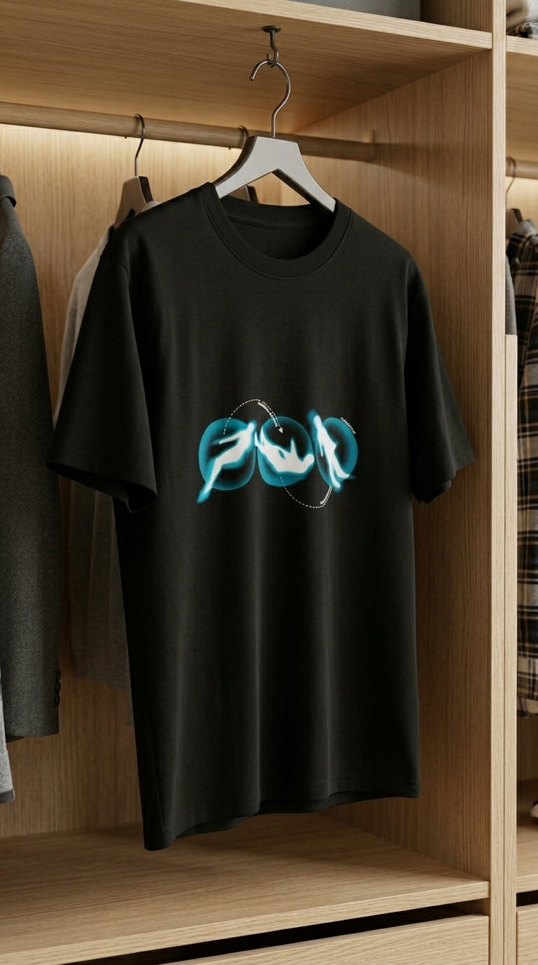 Neon Motion Flow Tee