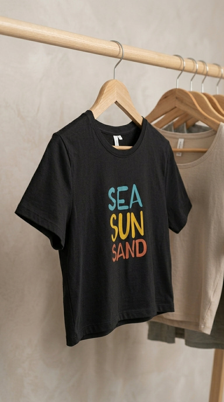 Sea Sun Sand Crop Tee
